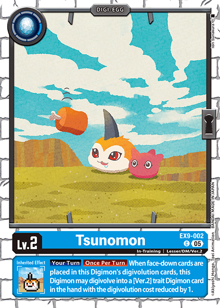 Tsunomon Card Front
