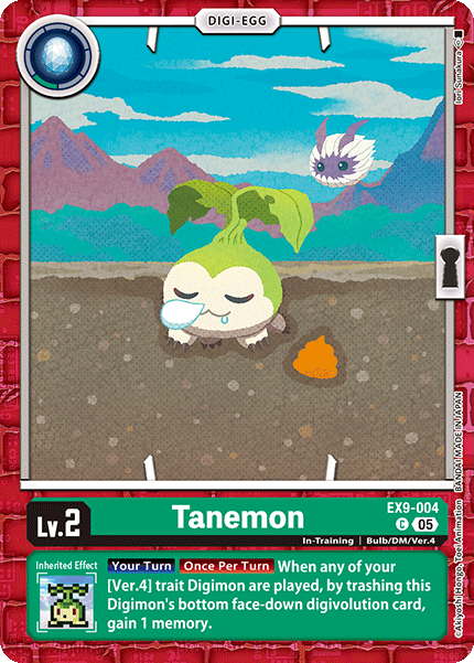Tanemon Card Front