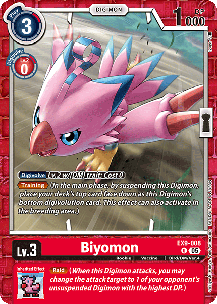 Biyomon Card Front