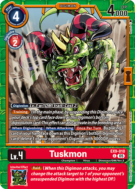 Tuskmon Card Front
