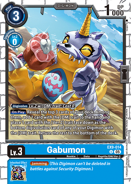 Gabumon Card Front