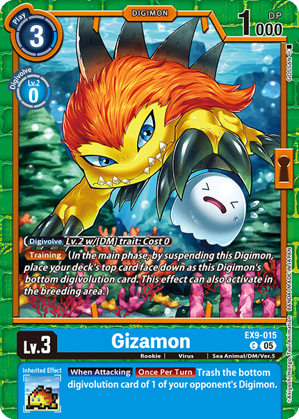 Gizamon Card Front