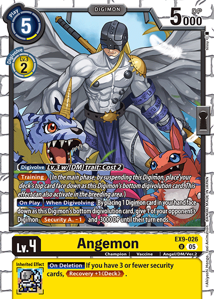 Angemon Card Front