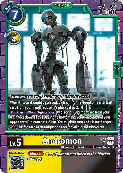 Andromon Card Front
