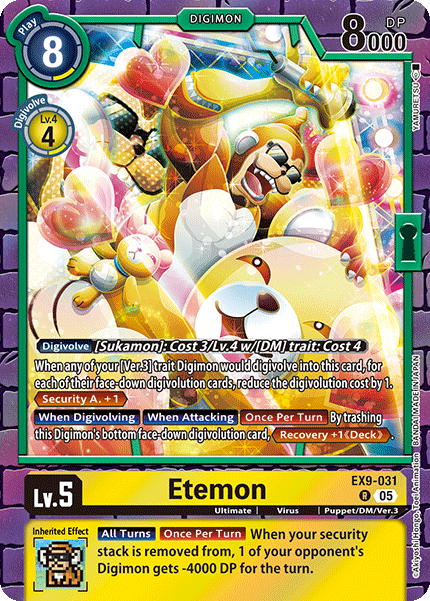 Etemon Card Front