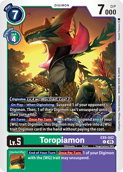 Toropiamon Card Front