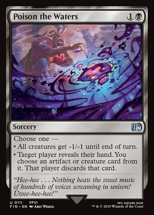 Poison the Waters Card Front