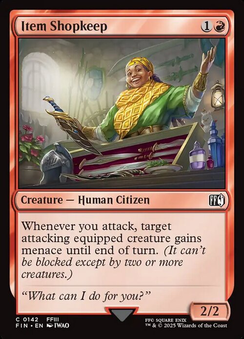 Item Shopkeep Card Front