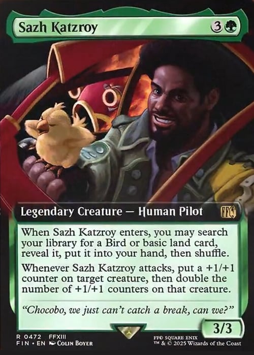 Sazh Katzroy Card Front