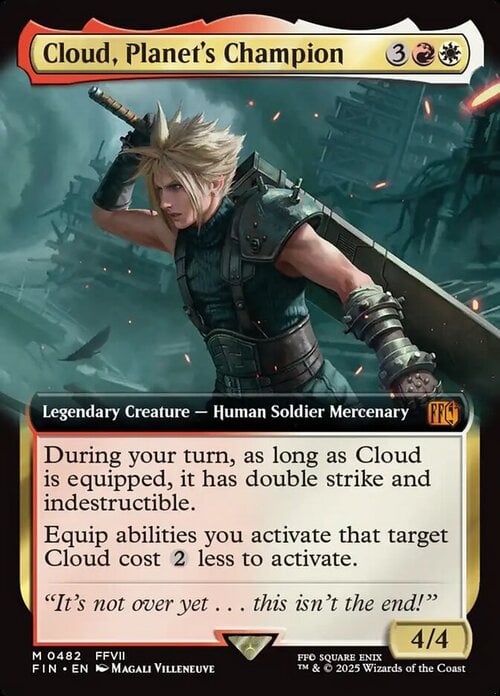 Cloud, Planet's Champion Card Front