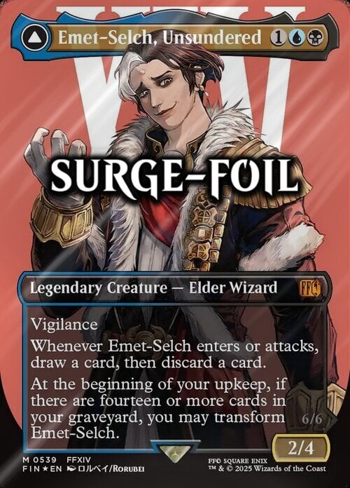 Emet-Selch, Unsundered // Hades, Sorcerer of Eld Card Front