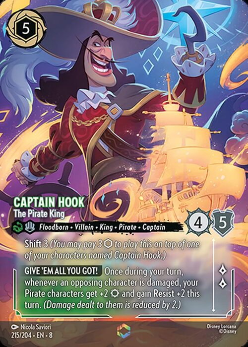 Captain Hook - The Pirate King Card Front