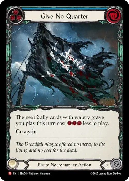 Give No Quarter Card Front