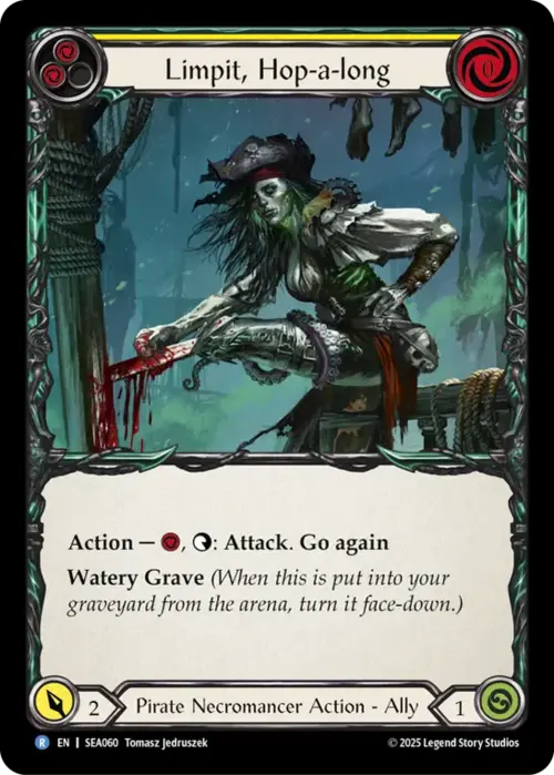 Limpit, Hop-a-long Card Front