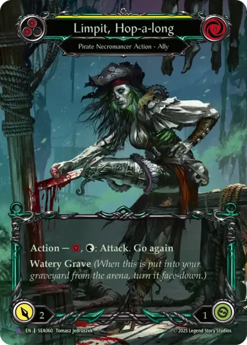 Limpit, Hop-a-long Card Front