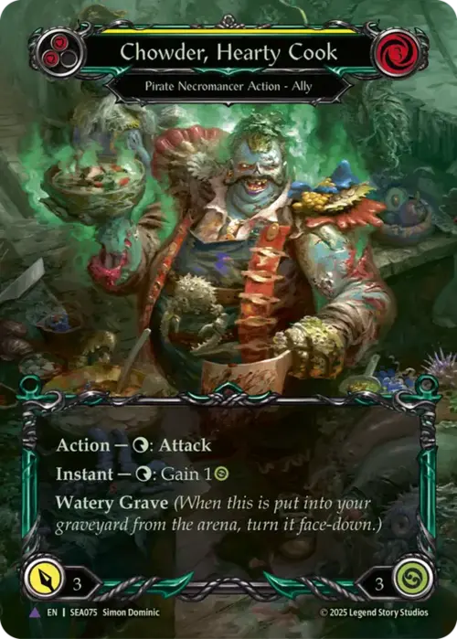 Chowder, Hearty Cook Card Front