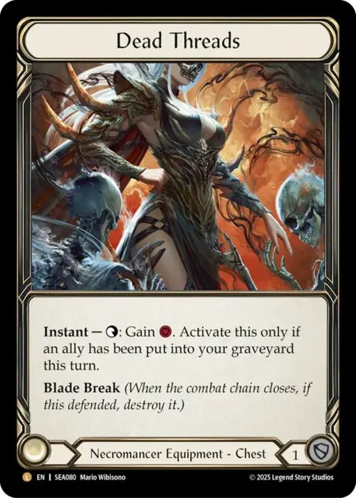 Dead Threads Card Front
