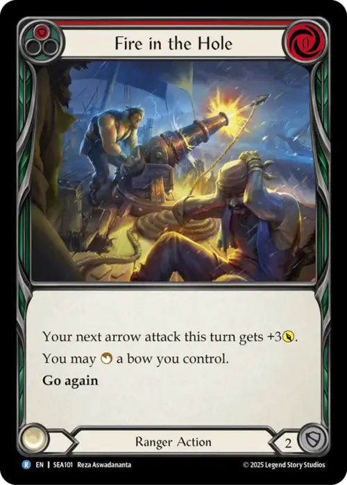 Fire in the Hole Card Front