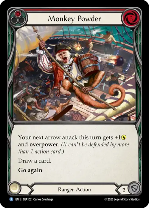 Monkey Powder Card Front