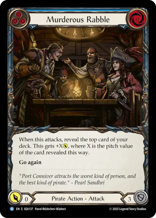 Murderous Rabble Card Front