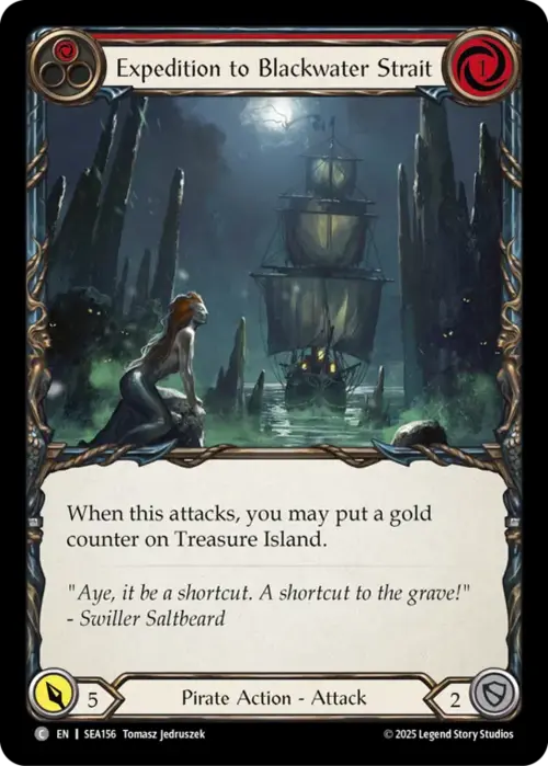 Expedition to Blackwater Strait Card Front