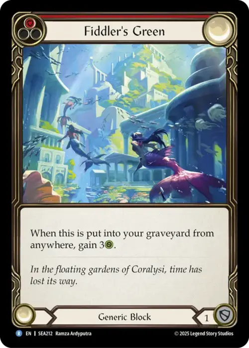 Fiddler's Green - Red Card Front