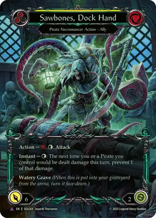 Sawbones, Dockhand Card Front