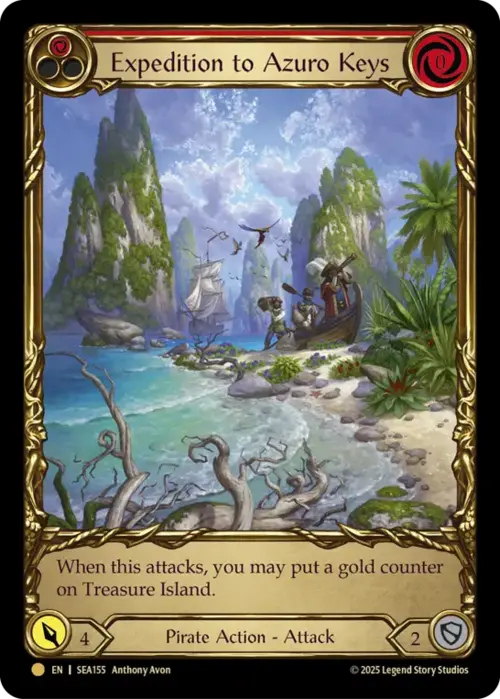 Expedition to Azuro Keys Card Front