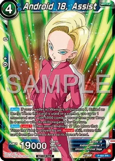 Android 18, Assist Card Front