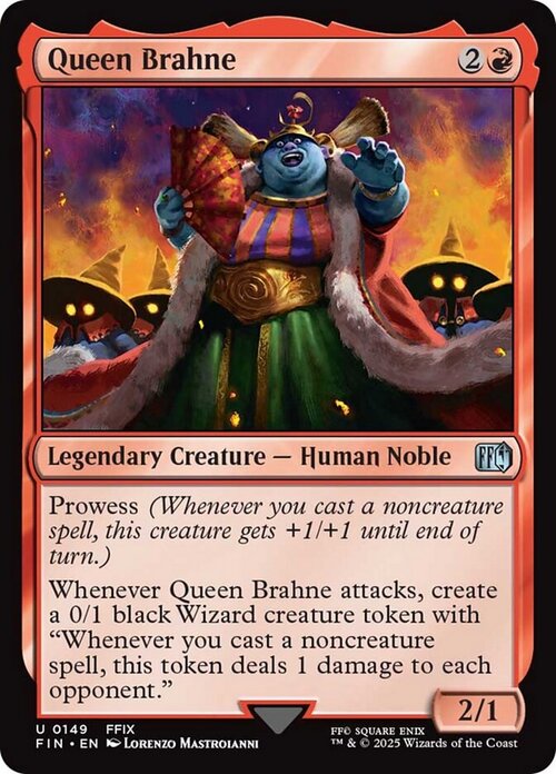 Queen Brahne Card Front