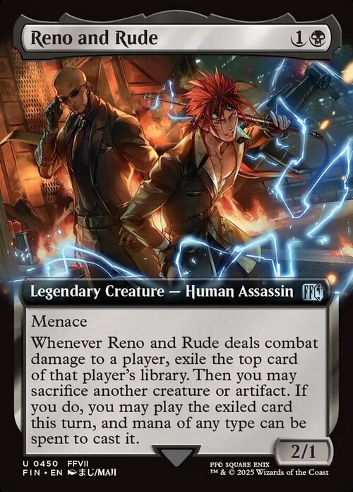 Reno and Rude Card Front