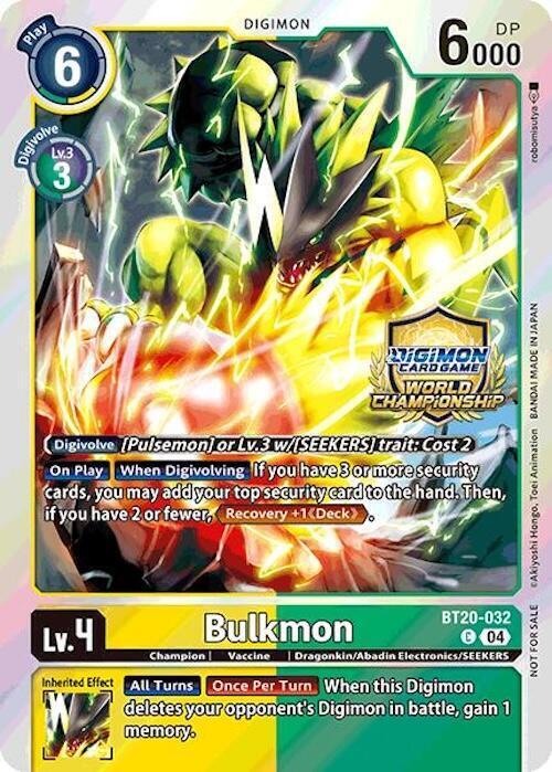 Bulkmon Card Front