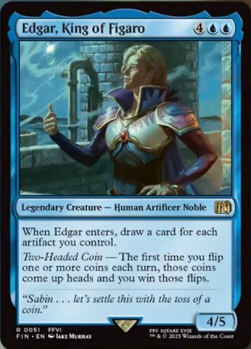 Edgar, King of Figaro Card Front
