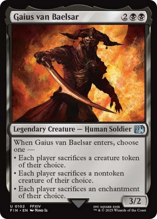 Gaius van Baelsar Card Front