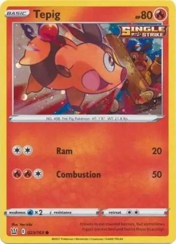 Tepig Card Front