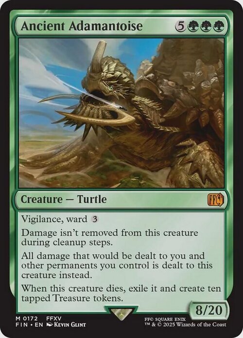 Ancient Adamantoise Card Front