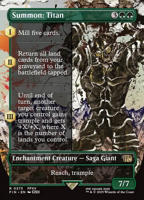 Summon: Titan Card Front