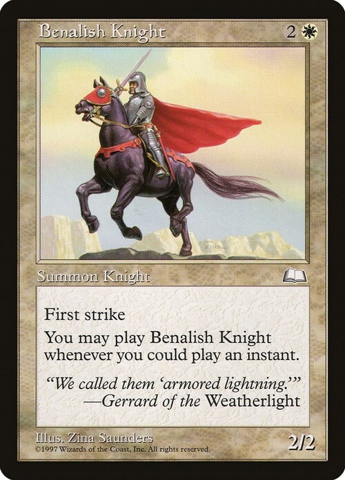 Benalish Knight Card Front
