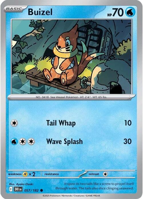 Buizel Card Front