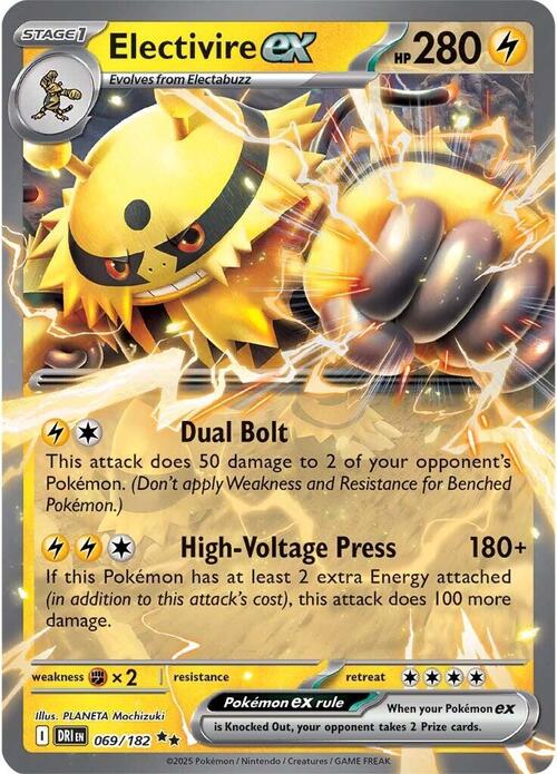 Electivire ex Card Front