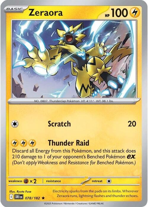 Zeraora Card Front