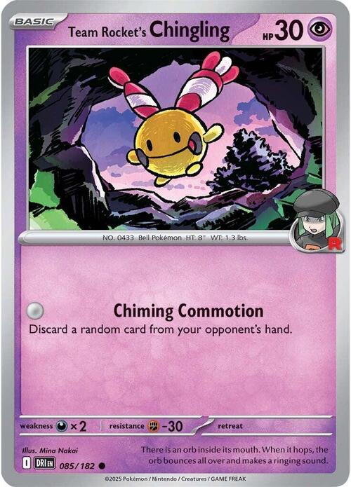 Team Rocket's Chingling Card Front