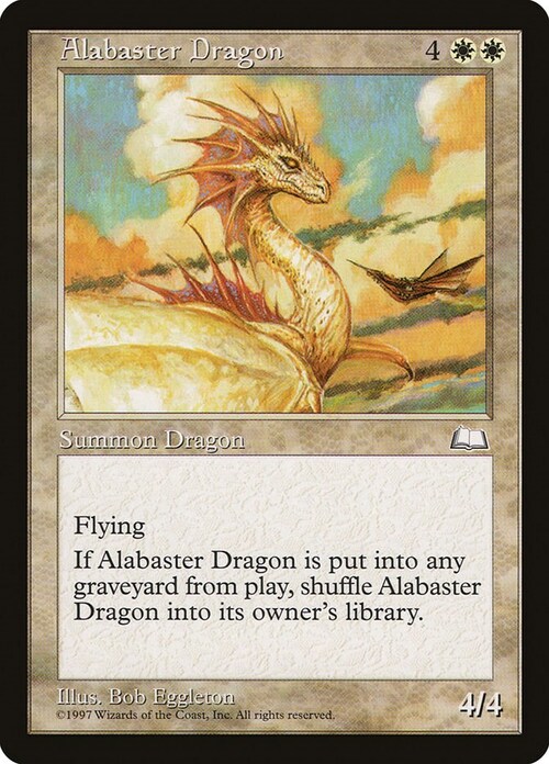 Drago d'Alabastro Card Front