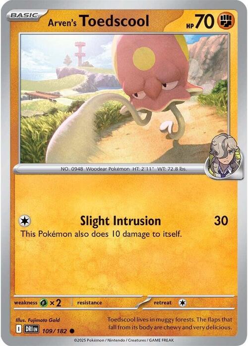 Arven's Toedscool Card Front