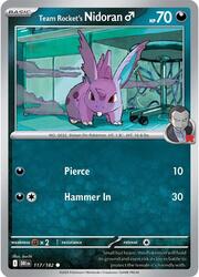 Team Rocket's Nidoran♂ SV10-117