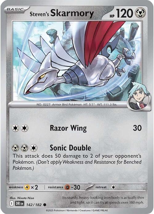 Steven's Skarmory Card Front