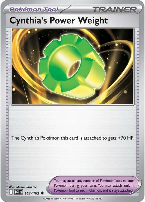 Cynthia's Power Weight Card Front