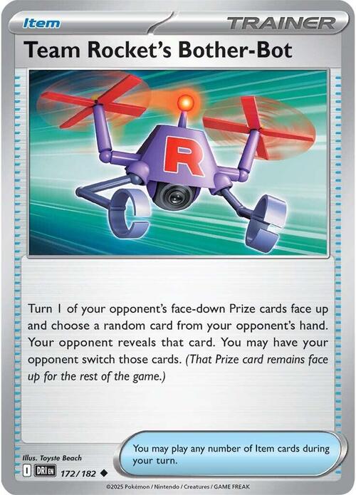 Team Rocket's Bother-Bot Card Front