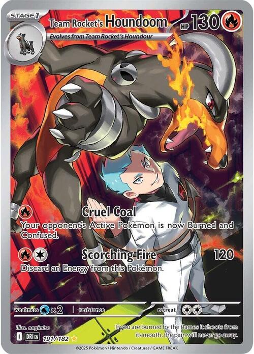 Team Rocket's Houndoom Card Front