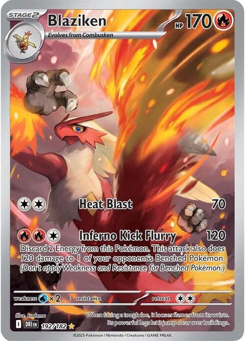 Blaziken Card Front